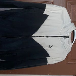 White and black Puma fleece jacket | Men’s